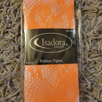 Isadora Paccini NY Fashion Tights • Orange • BRAND NEW